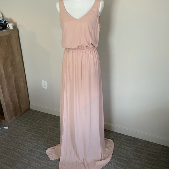 SHOW ME YOUR MUMU Kendal Maxi Dress L Dusty blush - Picture 2 of 14